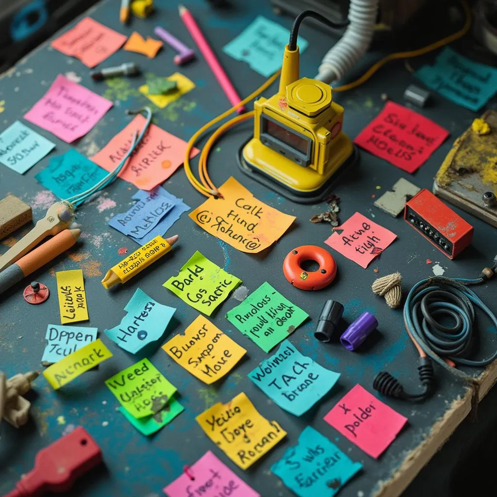 Sesión de brainstorming del equipo