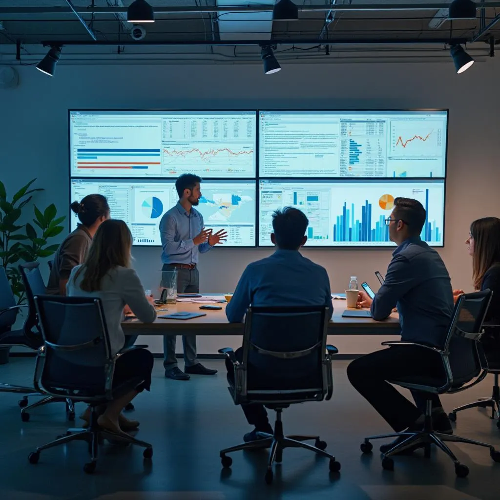 Nuestro equipo en sesión estratégica
